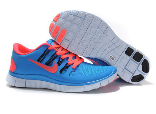 Nike Free Run +3 5.0 Mens Blue Orange Outlet Store